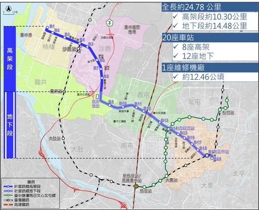 從交通建設邁向環境共好! 台中捷運藍線公開說明會捷工局邀民眾踴躍參與