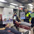 警察柔情不打折 北投分局捐血獻愛迎警察節