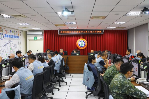 颱風強襲！黃敏惠率嘉市府團隊連夜應變 全力動員投入災後重建