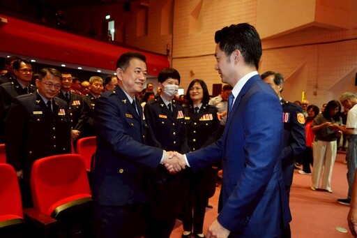 北市分局長與大隊長交接新局 蔣萬安:強化專業、提升市民安全感