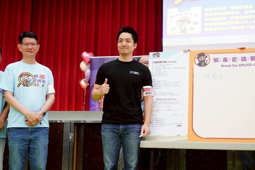 北市辦「解毒密碼戰」闖關活動 蔣萬安籲齊心反毒護青少年