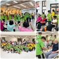 佛光小領袖心靈成長營與蘭陽仁愛之家長者共度父親節