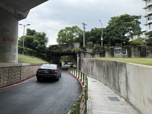 士林區文林路770巷人車實體區隔 通行安全大升級
