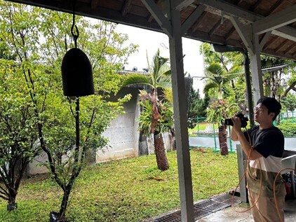 中市創校百年中小學校文物普查成果豐碩 炸彈殼校鐘引人注目
