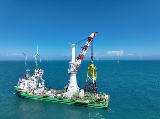 台船環海完成海龍離岸風場73座套管式水下基礎安裝 提前交付1GW安裝進度