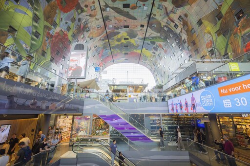 從傳統市場到地標 侯友宜參訪鹿特丹Markthal市場 觸發新北市場翻新靈感