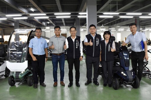 台中在地業者「台灣維順」逆勢創新面對關稅挑戰 經發局長肯定業者深耕研發