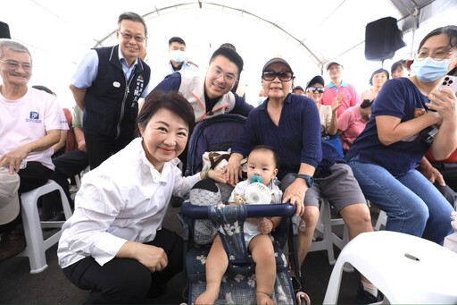 全國首創!大肚「日晷公園」啟用成打卡熱點 盧市長讚:全齡共融新亮點