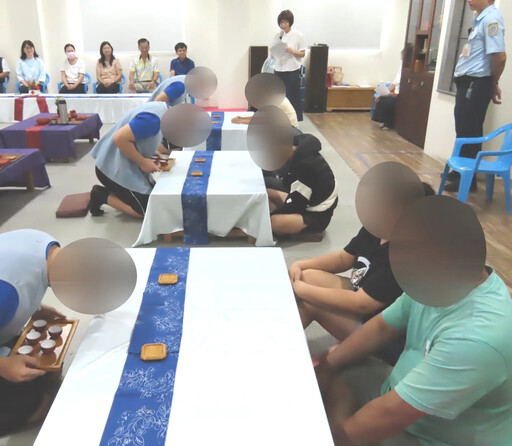 中秋茶禪孝親；以茶香向父母致意—臺南少年觀護所用文化儀式喚醒感恩