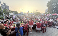 百人同樂博狀元餅 大雅學府商圈中秋熱鬧滾滾