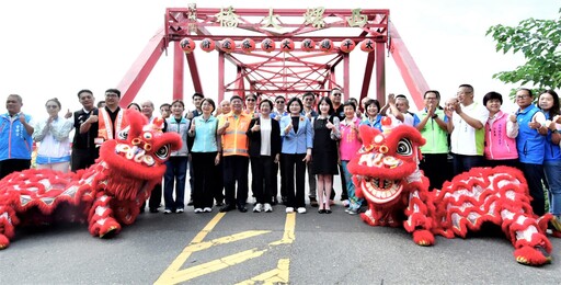 西螺大橋彰化端維修補強開工祈福 再造歷史新風貌