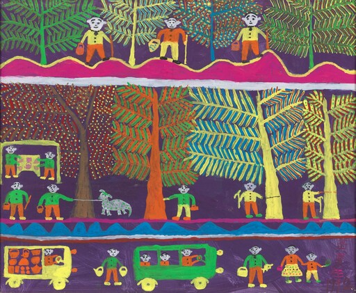 畫筆裡的青春少年兄！ 中市「鳥魚‧魚鳥」黃票生特展 帶您重返藝術初心