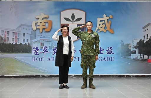 彰化縣長王惠美前往台南大內營區探視彰化子弟兵 勉勵立定志向、積極進取