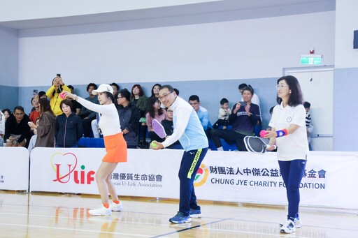 「星動盃」明星匹克球公益賽 侯友宜與眾星攜手為花蓮災區送暖