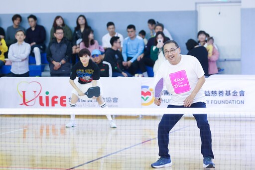 「星動盃」明星匹克球公益賽 侯友宜與眾星攜手為花蓮災區送暖