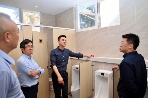 竹北市打造公廁美學文化 公所增設香氛機、防掉落置物檯，超暖心！