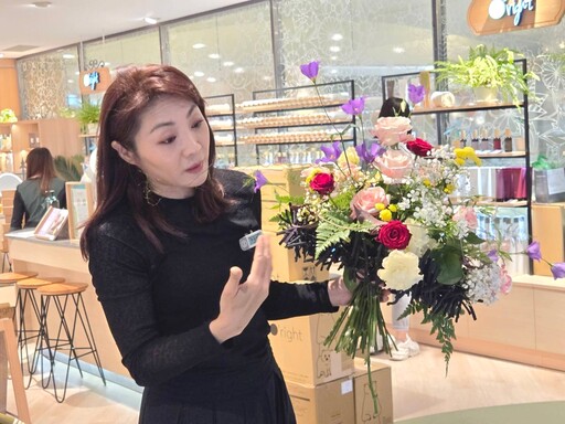 溫馨五月來場法式浪漫！法國花藝精品進駐竹市百貨賣場