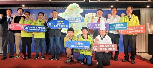 打造人才頂尖據點 新北斥3千萬建10間國際金手基地