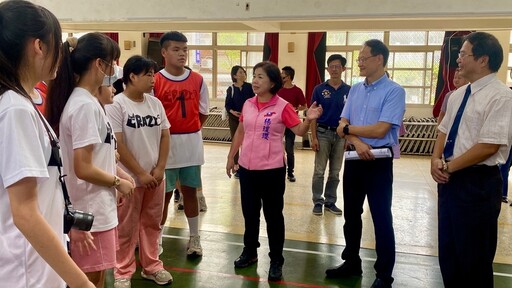 楊瓊櫻爭取2000萬經費 助台中四校體育設施更新升級