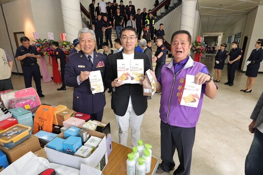 基隆市警察局辦理警察節慶祝大會暨惜物義賣活動 市長謝國樑表揚績優員警肯定市警局的表現與努力