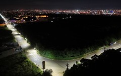 點亮大肚山頭 中市建設局讓「藍色公路」重現浪漫夜景