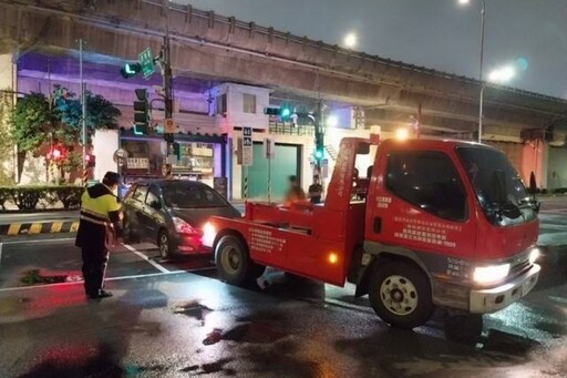 凱米颱風來襲 北市警將依市政府發布疏散門 只出不進 管制4小時後 執行車輛拖吊作業