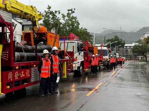 凱米颱風釀災 中市水利局馳援台南、彰化、雲林