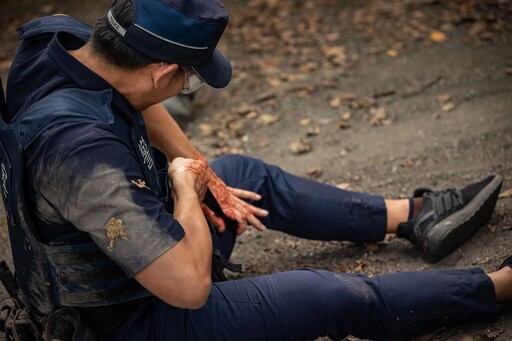 花蓮警察分局舉辦 警察自救互救急救訓練 全面強化員警自救能力