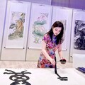 台灣才女書畫展初登場 陳玉鈴巨城獻藝驚艷風城