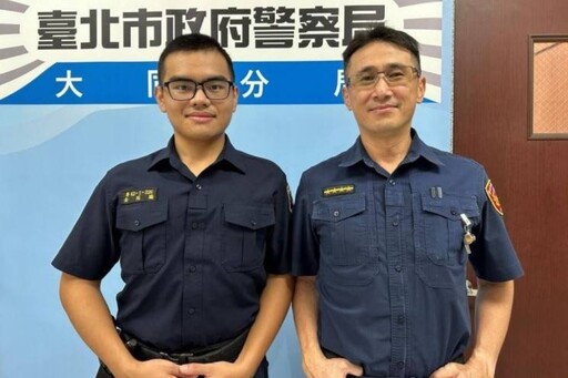 愛心傳承 大同警與實習生溫馨護送行動不便市民安全返家