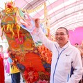 淡水河路祭法會 侯友宜龍船點睛為市民祈福