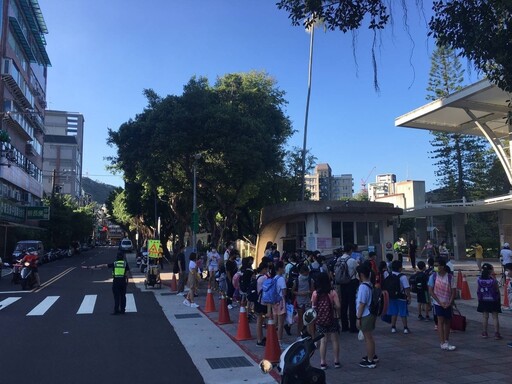 因應8月30日開學日 北市警全力守護學童交通安全