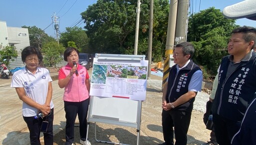 中市神岡陽明橋下游護岸崩塌 楊瓊瓔爭取中央全額補助