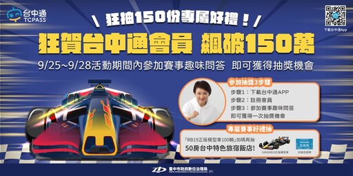 台灣首度國際賽車展演 中市數位局攜900家名店行銷台中