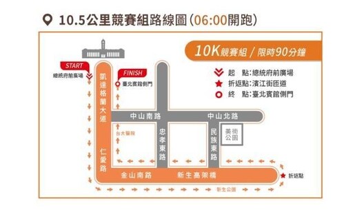 長庚紀念醫院2024永慶盃路跑 週日登場 相關交通管制措施 請用路人提前改道行駛