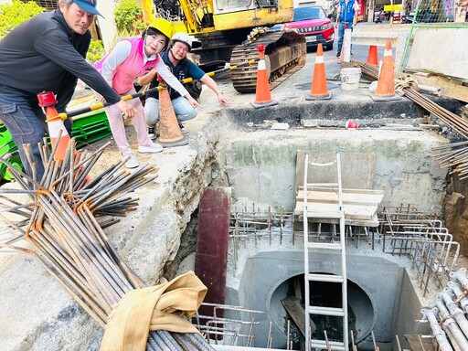 改善台中大雅中山北路淹水 雨水下水道工程明年4月完工