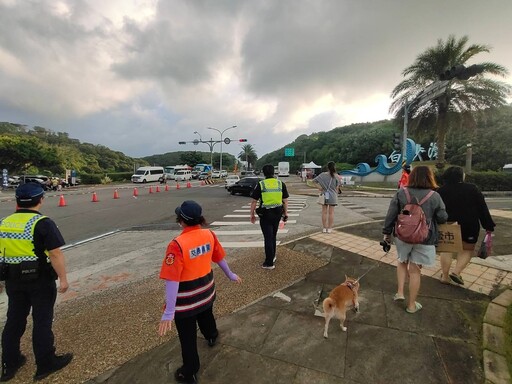 箏 奇鬥豔 石門國際風箏節登場 金山警協助交疏及反詐宣導