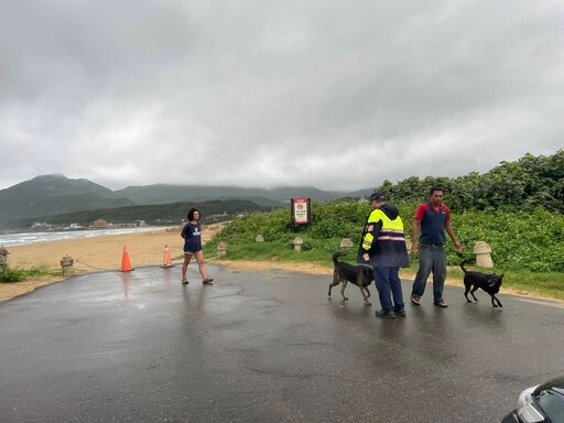 瑞芳警分局與新北單位聯合進行快樂山莊預防性撤離 持續加強颱風應變措施