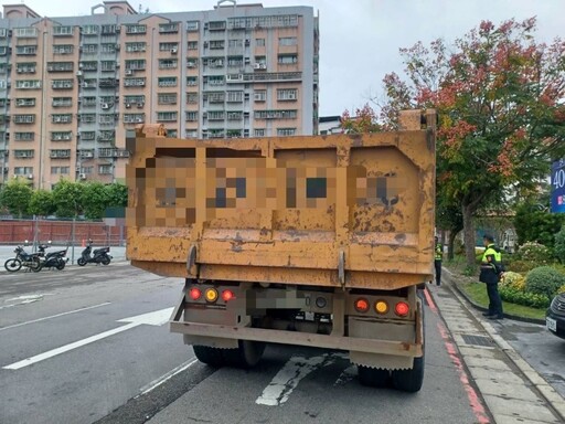 取締違規大型車 中和警活動地磅出擊