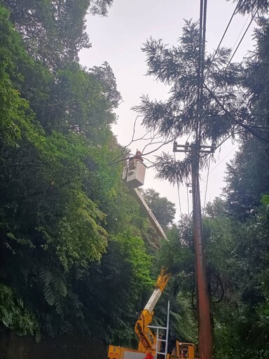 天兔來襲 台電北南區處防颱全面戒備