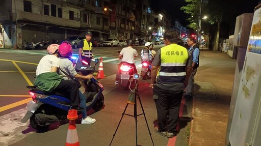 聯合稽查噪音車 新店警靖音專案遏阻不法