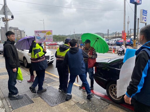 基三分警宣導行人交通安全 讓 行人有序 成為你我共識