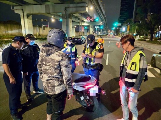 還民安寧 海山警靖音專案逮擾人清夢改裝車