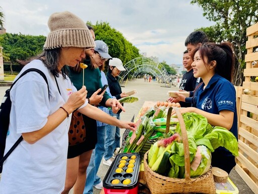 攜手北海岸小農 淡水海關碼頭變身「尚青」市集