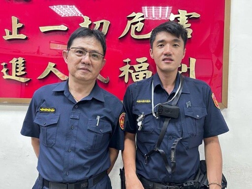 阿伯迷途摁災路 大同暖警牽手助團圓