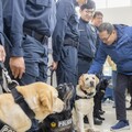 侯友宜出席警犬榮退歡送會 盼警犬們享受幸福退役生活