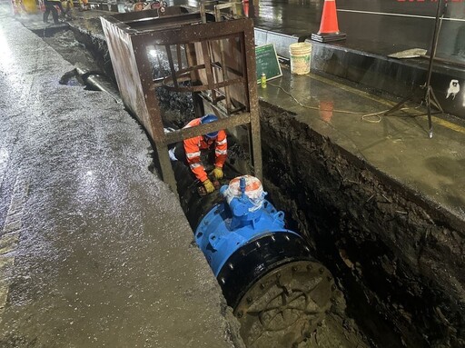 提前排除施工障礙 捷運汐東線大同路自來水管線完成遷移