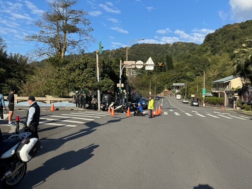 寒流難擋熱血 陽明山超級馬拉松開跑 士林分局暖心宣導