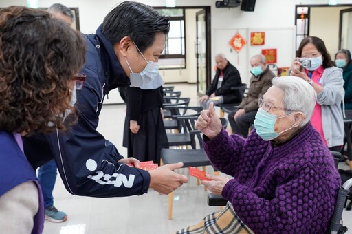 安養無依老人逾半世紀 朱惕之慰訪台灣天主教安老院