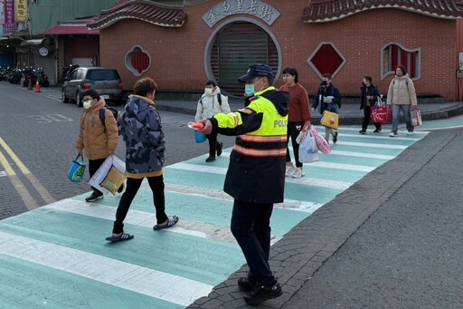 開學日護童 金山警保護學童安全辦理識詐宣導